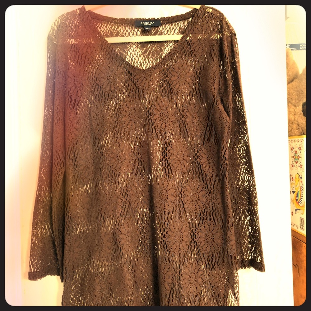 Lovely Lacey Brown Beach Cover